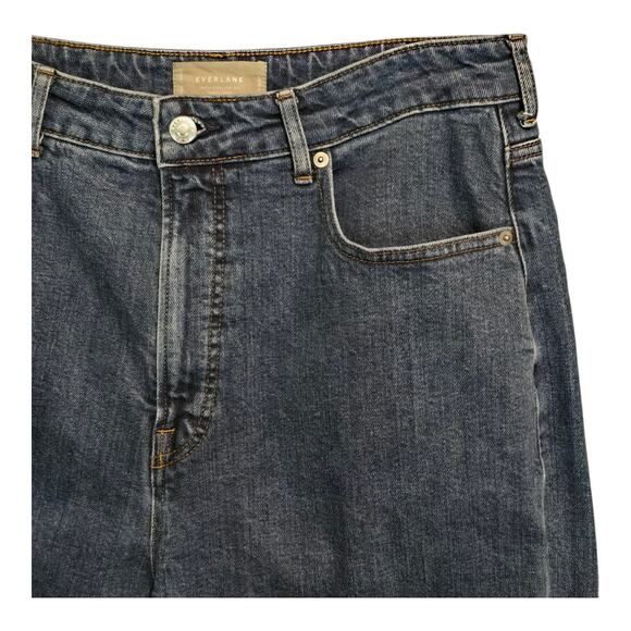 Everlane Jeans Womens The Curvy Way High Organic Cotton 32 Reg Blue Sustainable - Picture 7 of 16